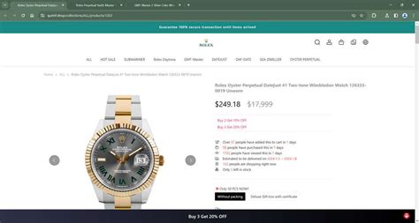 rolex clearance sale scam